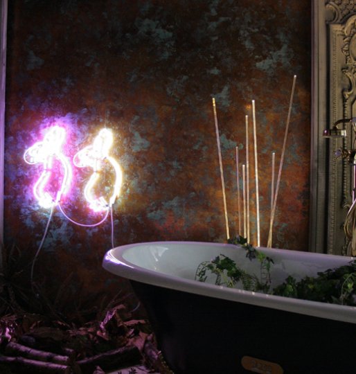 Anita Rosato use Muraspec Wallmotion Wallcoverings for their stand at Sleep Exhibition