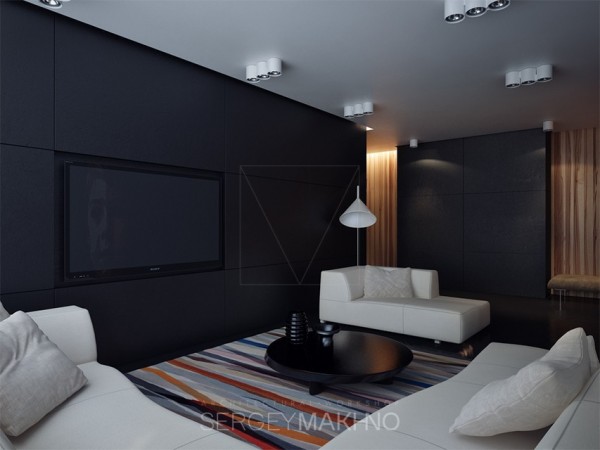 A Sleek Industrial Apartment in Kiev