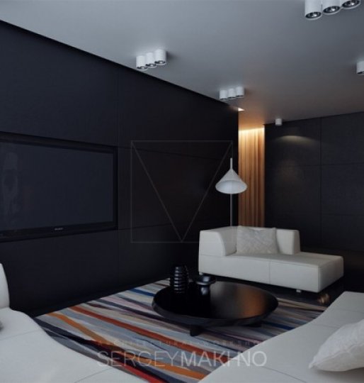A Sleek Industrial Apartment in Kiev