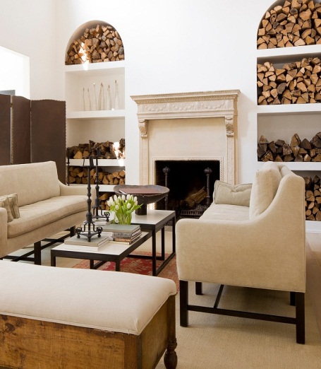 Incorporating Firewood into an Interior Design
