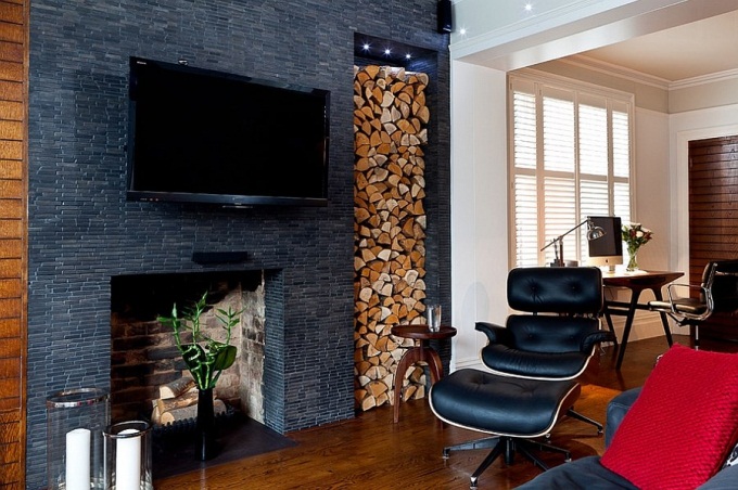 Incorporating Firewood into an Interior Design